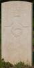 James Peddie's gravestone, Forli War Cemetery, Italy.