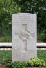 Leslie's gravestone, Sangro River War Cemetery, Italy.