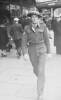 Sergeant Harry Skulander walking down Queen Street in 1945
