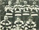 The Hauiti 7-a-side team which won the G. A. McNeil Cup in 1927 are, from left, Rawiri Kutia, Karu Puhipuhi, John Paea, Tu KiriKiri, and in front, H. Rangiuia, H. K. Tamihana and J. Temepara.