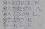 Ludwig's name is inscribed on Tyne Cot Memorial to the Missing, Belgium.