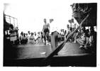 Photograph of Thomas Maxwell Boyd crossing the Equator. The Charging Ceremony before being dunked by King Neptune. November 12th 1941.
On board T.S.S. Maetsuycker. K.P.M. 
Commander J.M. van Noorden. 

Photo taken by: Bob Johnston.