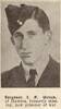 Flight Sergeant Ivan Urlich from Hawera. One of Flying Officer Stuart McGowan's last acts before losing his life in the bomber crash landing was to save the life of his Rear Gunner Ivan Urlich. See biography for details.