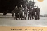 Photo titles &quot;Middle East Crew, Dec. 1945,&quot; from the collection of NA Cooper (s/n NZ415966).