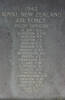 Alan Broun's name inscribed inside Runnymede Memorial.