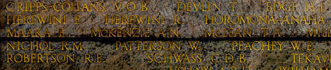 Edward's name is on the Cassino War Memorial to the Missing, Italy.