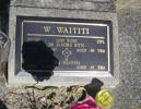 2nd NZEF, 802280 Cpl W (Maaki) WAITITI, 28 Maori Battn, died 8 June 1985 aged 60 years. TOI WAITITI, died 7.4.1994 aged 67 years
Both are buried in the Taruheru Cemetery, Gisborne
Blk RSA 34 Plot 190