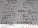Gunner E.R. Kirk Lone Pine Cenotaph Gallipoli