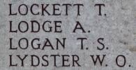 Thomas Logan's name is on Chunuk Bair New Zealand Memorial to the Missing, Gallipoli,Turkey.