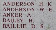 Herbert's name is on Lone Pine Memorial to the Missing, Gallipoli, Turkey.