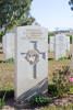 David's gravestone, Enfidaville War Cemetery, Tunisia.