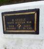 Great Uncle Steele's headstone at Kaikoura Cemetery