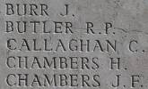 James's name is inscribed on Caterpillar Valley NZ Memorial to the Missing, France.