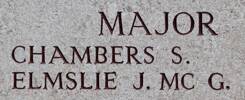James Elmslie's name is on Chunuk Bair New Zealand Memorial to the Missing, Gallipoli,Turkey.