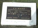 RSA Plaque, Woodville Cemetery, for Carol Ian Board and wife Keitha