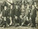 Some of these &quot;young men about town&quot; of 1912 are still living around Gisborne although they will be quick to tell you that they&#39;re not as young as they used to be.
At back are Eddie Lincoln, Pat Lincoln, Joe Lockwood, Mason Lockwood, Eddie Spence and W. Lockwood snr (d), and in front Roe Moore (d), Harry Lawrence (d), Bobby Holder (d), Darb Moore (d), and Jimmy Thompson, now of Rotorua.