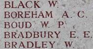 William's name is on Lone Pine Memorial to the Missing, Gallipoli, Turkey.