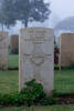 Leonard's gravestone, Moascar War Cemetery Egypt.