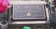 817460, 2nd NZEF, Cpl K. CARRINGTON, 2 NN Div Cavalry Regt, died 18.12.2003 aged 79 years.