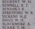 Henry's name is on Chunuk Bair New Zealand Memorial to the Missing, Gallipoli, Turkey.