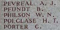 Wilmett's name is on Lone Pine Memorial to the Missing, Gallipoli, Turkey.