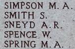 Albert's name is on Chunuk Bair New Zealand Memorial to the Missing, Gallipoli,Turkey.