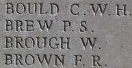 Frank's name is on Caterpillar Valley New Zealand Memorial to the Missing, Longueval, Somme, France.
