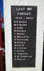 Tokomaru Bay war Memorial - 1939-1945 - G TANKARD's name appears on this Memorial 