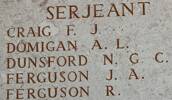 Norman's name is on Lone Pine Memorial to the Missing, Gallipoli, Turkey.