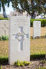 Anthony's gravestone, Enfidaville War Cemetery, Tunisia.
