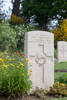 James Carmichael's gravestone, Sangro River War Cemetery, Italy.