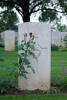 Markham's gravestone, Cassino War Cemetery, Italy.