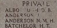 James's name is on Chunuk Bair New Zealand Memorial to the Missing, Gallipoli, Turkey.