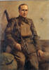 Sergeant R.C. Travis VC, DCM, MM, Portrait painted by Richard A. Wallwork