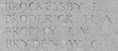 Henry's name is inscribed on Messines Ridge NZ Memorial to the Missing, West-Flanders, Belgium.
