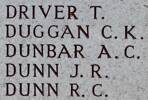 Alexander's name is on Chunuk Bair New Zealand Memorial to the Missing, Gallipoli, Turkey.