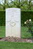 Francis Bentley's gravestone, Faenza War Cemetery Italy.