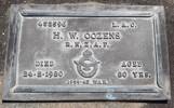 Grave plaque Cozens Herbert William