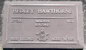 Grave plaque Hawthorne Hedley