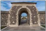 Tyne Cot Cemetery Entrance, Zonnebeke, West-Flanders, Belgium.