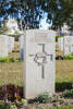 James Drury's gravestone, Enfidaville War Cemetery, Tunisia.