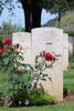 Frederick's gravestone, Cassino War Cemetery, Italy.
