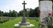Kiel War Cemetery. Grave 1. A. 16 - grave photo courtesy NZWG