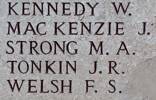 Frederick's name is Chunuk Bair New Zealand Memorial to the Missing, Gallipoli,Turkey.