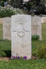 Arthur's gravestone,  Ramleh War Cemetery Palestine.