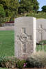 Franklin's gravestone, Sangro River War Cemetery, Italy.