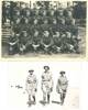 J R Baird was commissioned as a 2nd Lieutenant  on 12 November 1940 and posted back to Burnham Camp on November 20th so the top photo must have been taken there before he departed for Egypt in April 1941. Lt Baird 2nd row centre with NCO&#39;s on left and right.
Bottom photo is in Egypt.