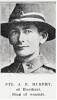 head and shoulders newspaper image of soldier