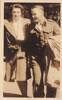 Jack Poland with his fiancé Annie Tizard at the Ellerslie races - 1945