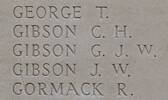 George's name is inscribed on Tyne Cot Memorial to the Missing, Belgium.